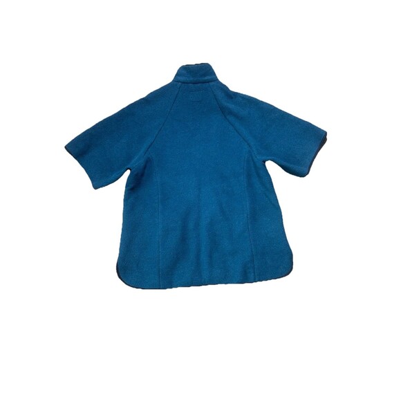 Old Navy Cape Jacket Women’s Size Medium Plaid Lined Layering Coat - Picture 2 of 6